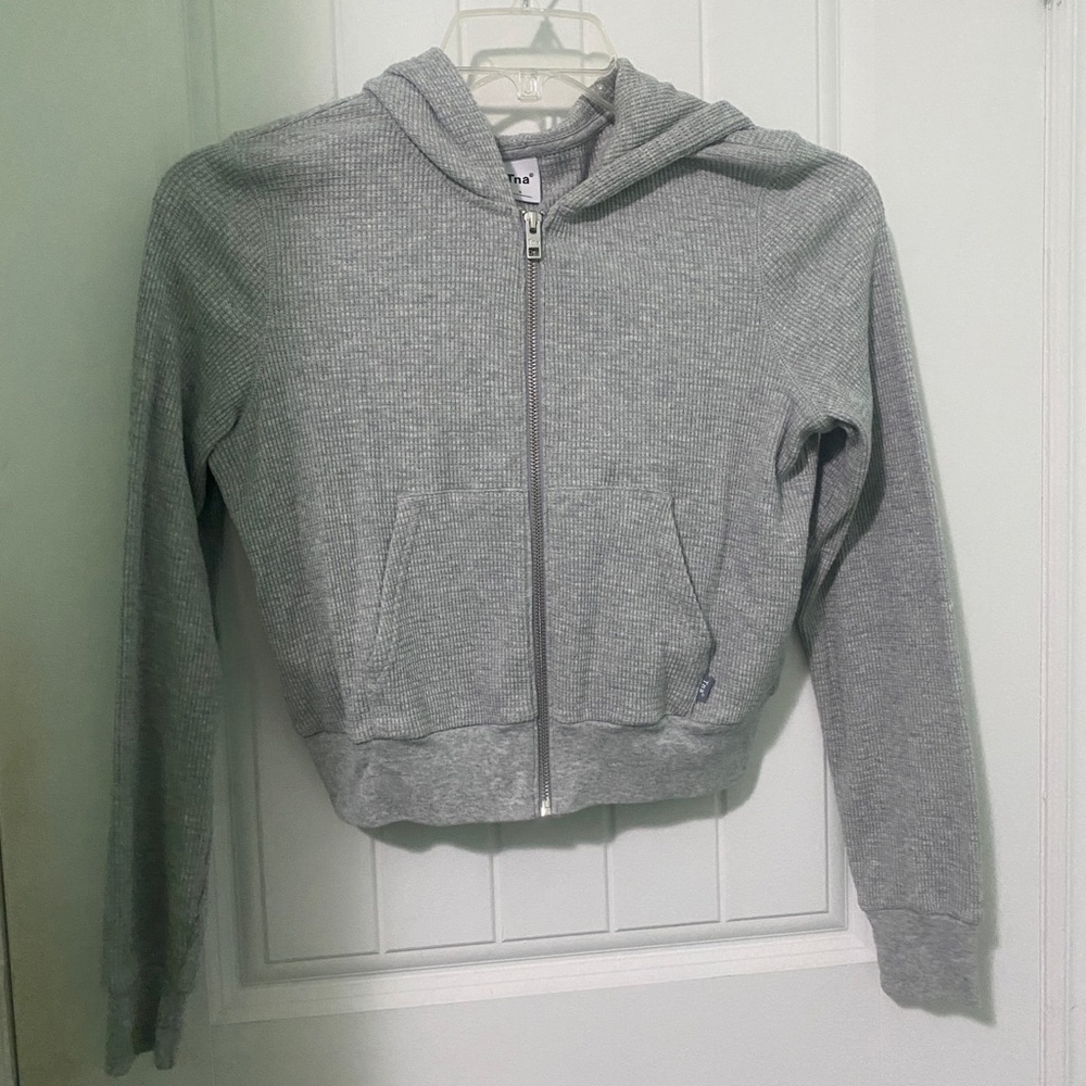 Aritzia TNA Waffle Knit Hoodie